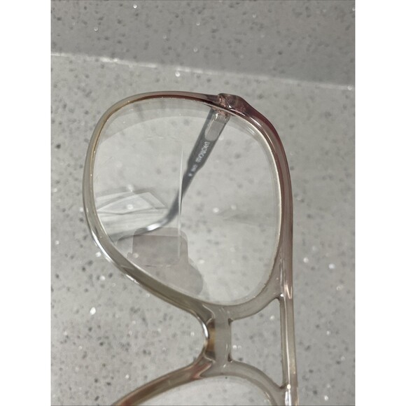 Luxottica Clyde 150 Litegrey Eyeglasses Frames Only Italy full rim aviator